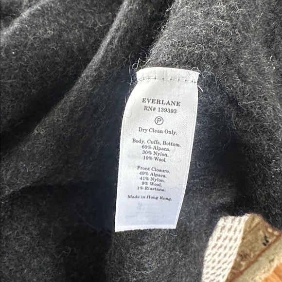 Everlane The Oversized Alpaca Pocket Cardigan Size L - Picture 6 of 6